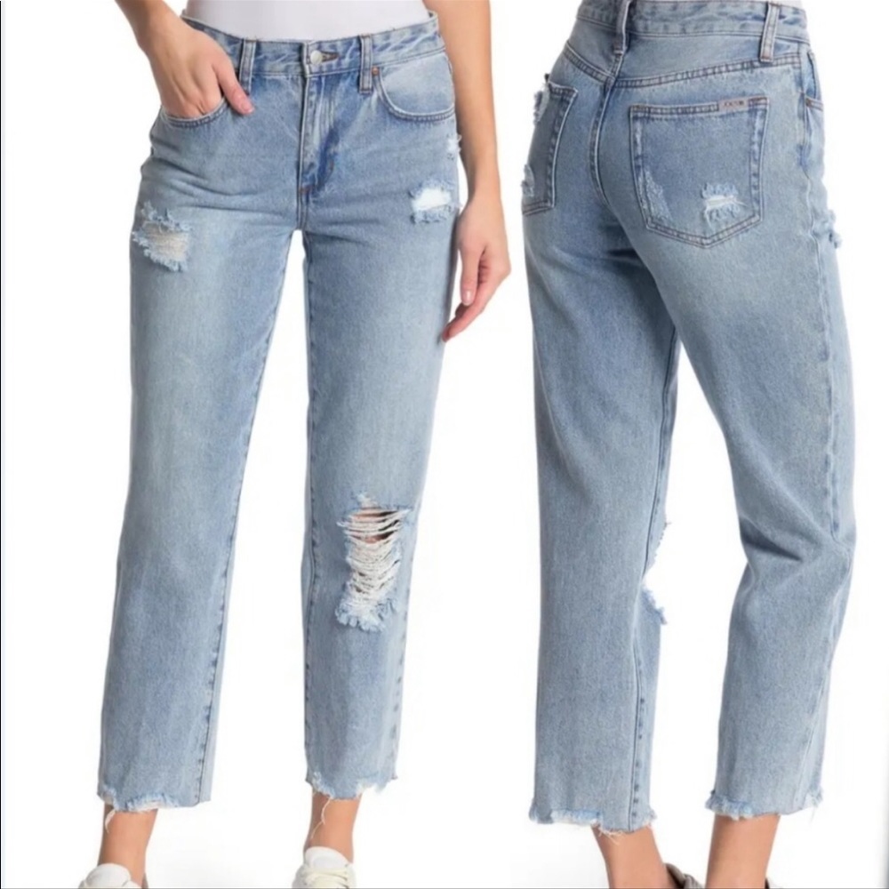 Joe’s Jeans Niki Distressed Boyfriend Jeans in Parkersville Wash 28
